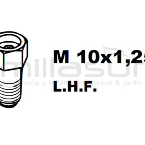 ADAPTADOR PT130 10×1,25 Izq/Hembra