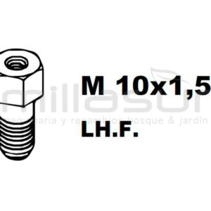 ADAPTADOR PT130 10×1,5 Izq/Hembra