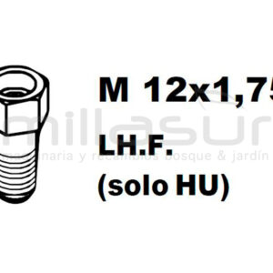 ADAPTADOR PT130 12×1,50 Izq/Hembra