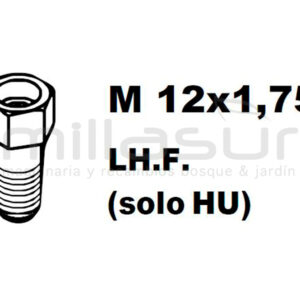 ADAPTADOR PT130 12×1,75 Izq/Hembra