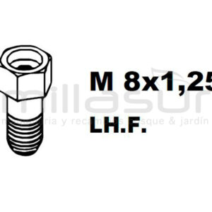 ADAPTADOR PT130 8×1,25 Izq/Hembra