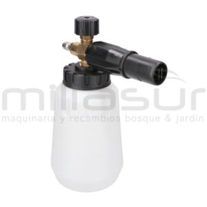 BOQUILLA Y DEPÓSITO PARA JABON-ESPUMA HIDROLIMPIADORA (ENCHUFE RAPIDO 1/4″ – 4000psi) – H1950