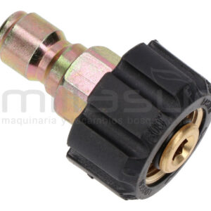 CONECTOR MANGUERA HIDROLIMPIADORA 22MM HEM – 3/8″ MACHO RAPIDO CONECTOR MANGUERA HIDROLIMPIADORA 22MM HEM – 3/8″ MACHO RAPIDO