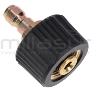 CONECTOR MANGUERA HIDROLIMPIADORA 22MM HEMBRA – 1/4″ MACHO RAPIDO CONECTOR MANGUERA HIDROLIMPIADORA 22MM HEMBRA – 1/4″ MACHO RAPIDO