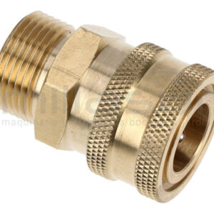 CONECTOR MANGUERA HIDROLIMPIADORA 3/8″ HEMBRA RAPIDO – 22MM MACHO CONECTOR MANGUERA HIDROLIMPIADORA 3/8″ HEMBRA RAPIDO – 22MM MACHO