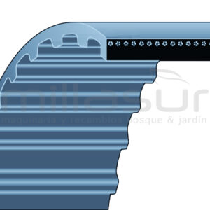 CORREA 200XL037 EJE CUCHILLAS 9,5×508 (LW) ADAPTABLE A BRILL 35, 5044 CORREA 200XL037 EJE CUCHILLAS 9,5×508 (LW) ADAPTABLE A BRILL 35, 5044