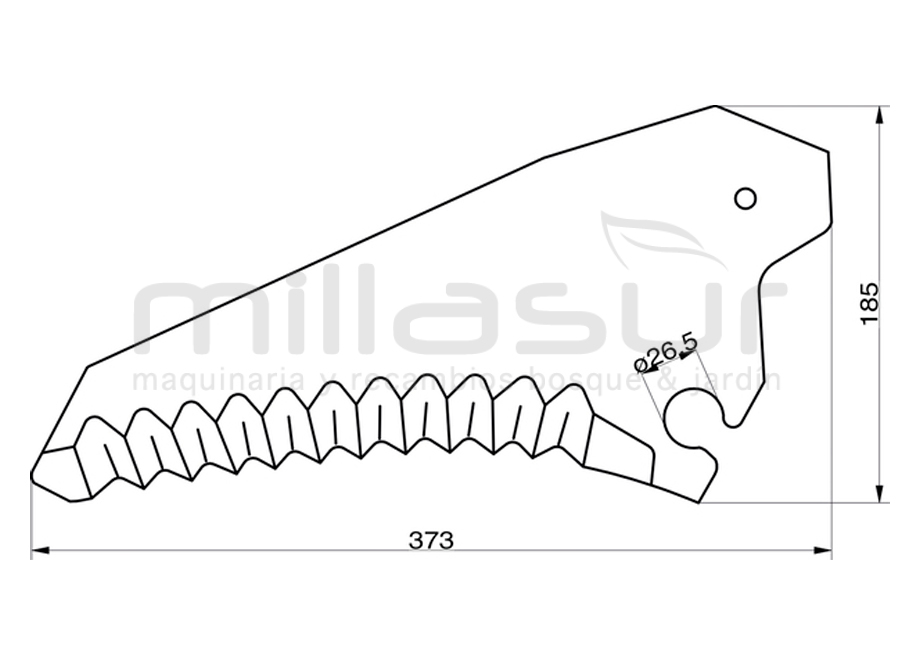 CUCHILLA AUTOCARGADOR ADAPTABLE A KRONE TURBO