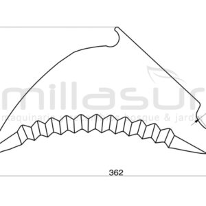 CUCHILLA DE EMPACADORA ADAPTABLE A CLAAS ROLLANT 250, … CUCHILLA DE EMPACADORA ADAPTABLE A CLAAS ROLLANT 250, …
