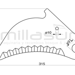 CUCHILLA DE EMPACADORA ADAPTABLE A NEW HOLLAND 4880, BB9050, … CUCHILLA DE EMPACADORA ADAPTABLE A NEW HOLLAND 4880, BB9050, …
