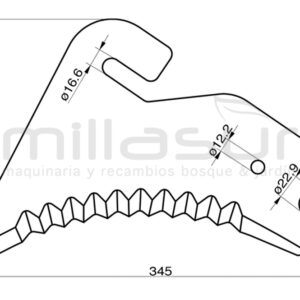 CUCHILLA DE EMPACADORA ADAPTABLE A WELGER RP2020, … CUCHILLA DE EMPACADORA ADAPTABLE A WELGER RP2020, …