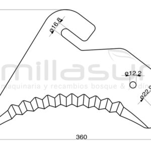 CUCHILLA DE EMPACADORA ADAPTABLE A WELGER RP235, RP405, … CUCHILLA DE EMPACADORA ADAPTABLE A WELGER RP235, RP405, …