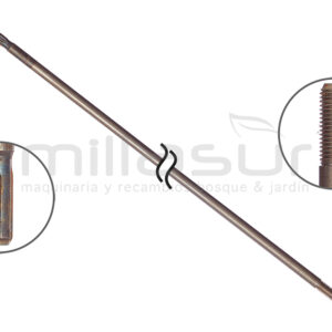 EJE TRANSMISION HUSQV. 240R, 245R 4 estrias / rosca 10mm EJE TRANSMISION HUSQV. 240R, 245R 4 estrias / rosca 10mm