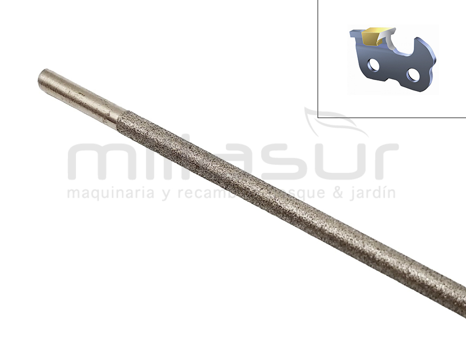 LIMA DIAMANTADA REDONDA 4 MM - APTA PARA CADENAS WIDIA