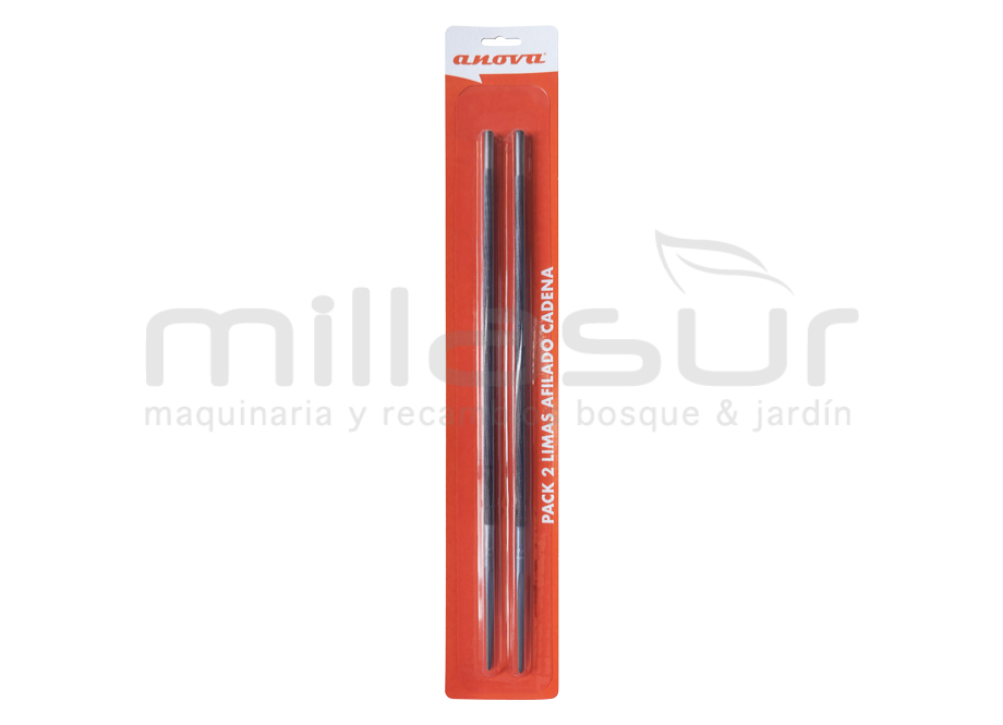 BLISTER 2 LIMAS AFILADO CADENA ANOVA 5.2mm - 13/64"