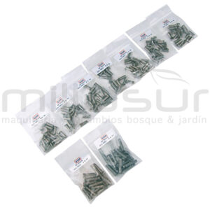 RECAMBIO PEINE SEGADORA2668JUEGO BOLSAS DE 10 REMACHES PARA PEINES ESM 90-726 (140UDS 6X18-20UDS6X27-20UDS 6X31) RECAMBIO PEINE SEGADORA2668JUEGO BOLSAS DE 10 REMACHES PARA PEINES ESM 90-726 (140UDS 6X18-20UDS6X27-20UDS 6X31)