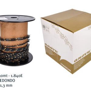 ROLLO CADENA 100″ ANOVA TITANIUM .325″ .050″ REDONDO ROLLO CADENA 100″ ANOVA TITANIUM .325″ .050″ REDONDO