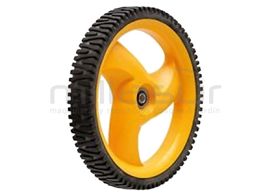 RUEDA CORTACESPED MC CULLOCH M4553, M5553, M6553, M7053, P4553, P5553, P6553 - 293 x 45 x 13 mm
