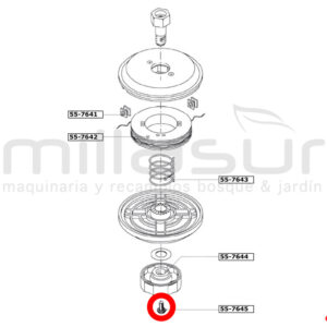 TORNILLO POMO CABEZAL PT130 ( 55-764)