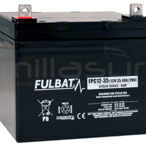 BATERIA CICLICA AGM FPC12-35 12V 35,4 Ah.( 195 x 130 x 182 )