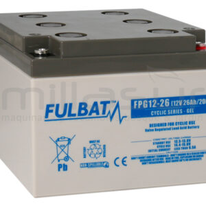 BATERIA CICLICA GEL FPG12-26 12V 26 Ah.( 165 x 176 x 125 )