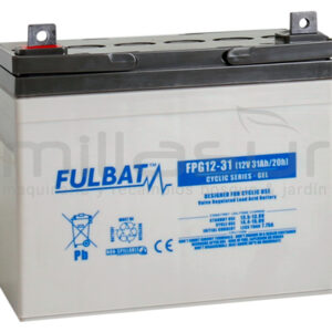 BATERIA CICLICA GEL FPG12-31 12V 31 Ah.( 195 x 130 x 178 )