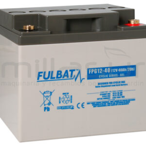 BATERIA CICLICA GEL FPG12-40 12V 40,8 Ah.( 197 x 165 x 170 )