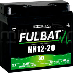 BATERIA GEL NH12-20 20 AH (182 x 77 x 168) +DER – 200A CCA