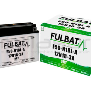 BATERIA MOTO F50-N18L-A / 12N18-3A ACIDO 21.1Ah (205 X 90 X 162) +DER