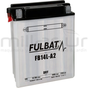 BATERIA MOTO FB14L-A2 ACIDO 14.7Ah (134 X 89 X 166) +DER