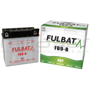 BATERIA MOTO FB9-B ACIDO 9.5Ah (135 X 75 X 139) -DER    ( TC 62 )