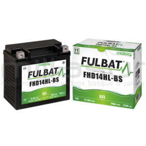 BATERIA MOTO FHD14HL-BS 12V GEL14 Ah (150 x 87 x 145) +DER.