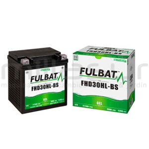 BATERIA MOTO FHD30HL-BS 12V GEL 30 Ah (165 x 125 x 175) +DER.