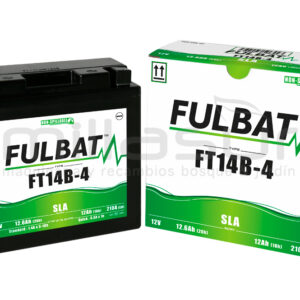 BATERIA MOTO FT14B-4 12V SLA 12 Ah (150 x 69 x 145) -DER.