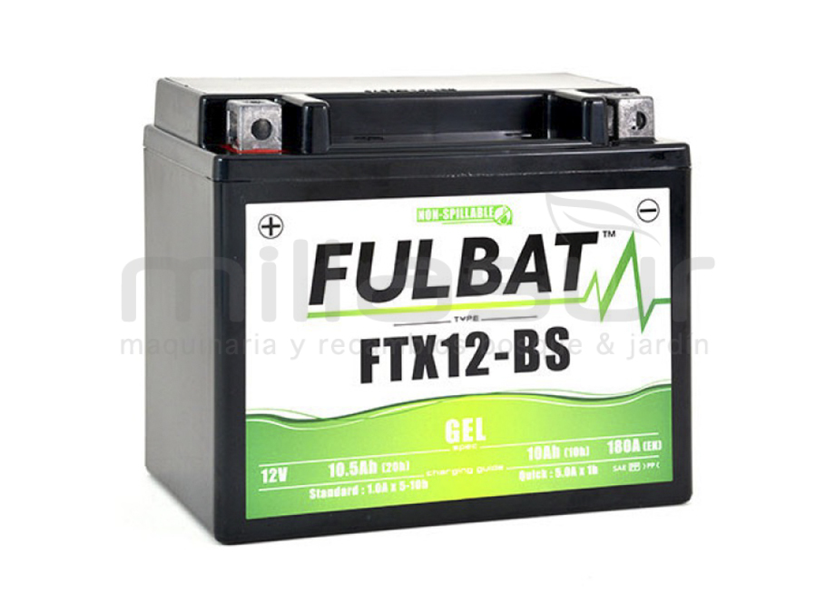 BATERIA MOTO FTX12-BS 12V LIBRE MANTENIMIENTO 10.5Ah (150 x 87 x 130) -DER.