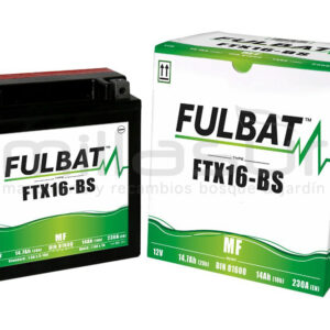 BATERIA MOTO FTX16-BS 12V LIBRE MANTENIMIENTO 14Ah (150 x 87 x 161) -DER.