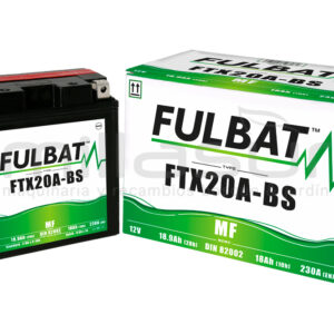 BATERIA MOTO FTX20A-BS 12V LIBRE MANTENIMIENTO 18.9Ah (150 x 87 x 161) -DER.