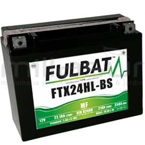 BATERIA MOTO FTX24HL-BS 12V LIBRE MANTENIMIENTO 21Ah ( 205 x 87 x 162) +DER.