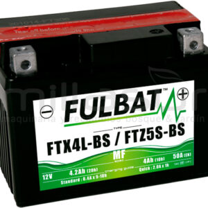 BATERIA MOTO FTX4L-BS 12V LIBRE MANTENIMIENTO 3.2Ah (113 x 70 x 85) +DER.