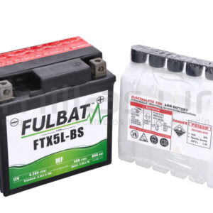 BATERIA MOTO FTX5L-BS 12V LIBRE MANTENIMIENTO 4.2Ah (113 x 70 x 105) +DER.