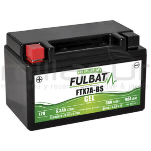 BATERIA MOTO FTX7A-BS 12V LIBRE MANTENIMIENTO 6.3Ah (150 x 87 x 93) -DER.