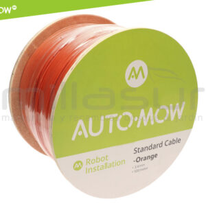 BOBINA CABLE PERIMETRO ROBOT CORTAC. AUTO-MOW 500M – 3,4mm STANDARD – NARANJA BOBINA CABLE PERIMETRO ROBOT CORTAC. AUTO-MOW 500M – 3,4mm STANDARD – NARANJA