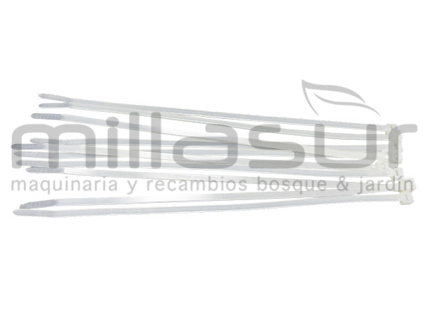 PACK DE 100 BRIDAS DE PLASTICO 300 x 4,8 PACK DE 100 BRIDAS DE PLASTICO 300 x 4,8