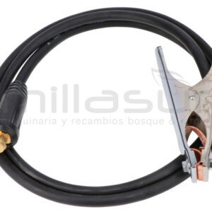 CABLE Y PINZA DE MASA SOLDADOR ANOVA SL140 – 90cm D10 – ENGANCHE 9mm