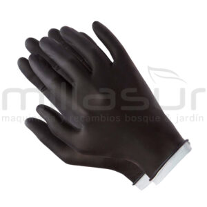 CAJA DE 100 GUANTES TALLER NITRILO NEGRO – TALLA M