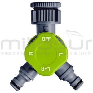 CONECTOR DE 2 VIAS C/ ROSCA 3/4″+1″