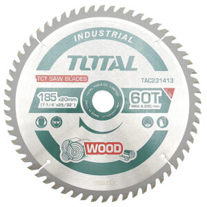 DISCO CORTE 60 DIENTES MADERA  SIERRA CIRCULAR 185MM – 20MM