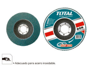 DISCO LIJA MILHOJAS P80 – ZIRCONIO – AMOLADORA 125MM