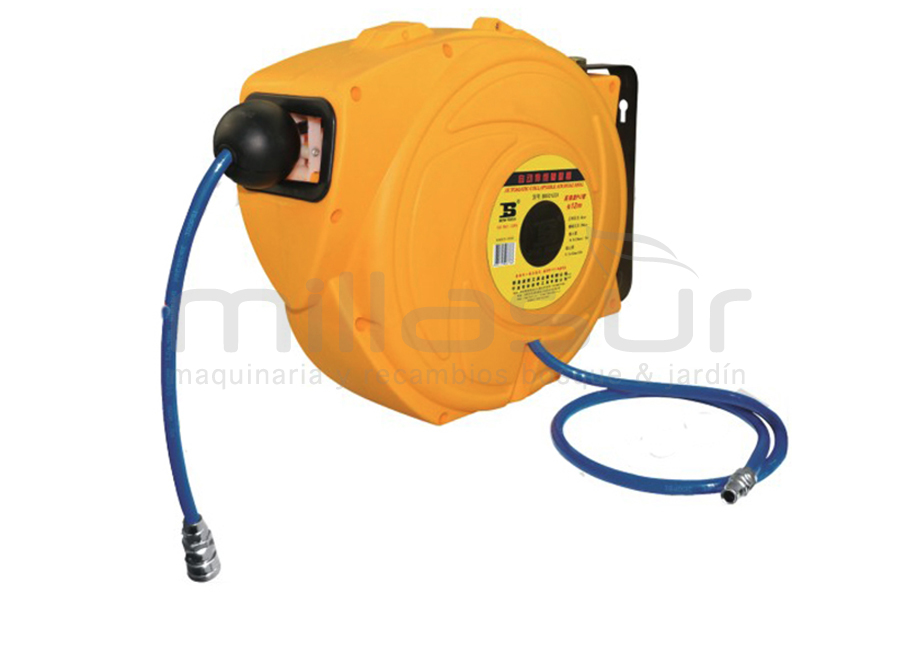 ENROLLADOR DE MANGUERA DE AIRE 10m - max. 40bar / pres. trab. 8-12bar