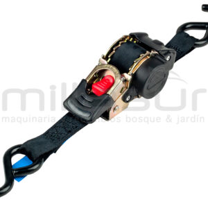 ESLINGA – CINTA DE TRINCAJE CON TENSOR DE CARRACA – 1,8MX25MM – 250KG GANCHO TIPO S