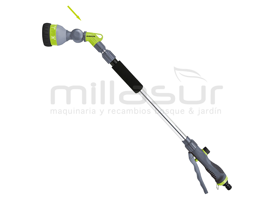 LANZA TELESCOPICA Y PISTOLA CON CABEZAL AJUSTABLE PARA RIEGO LANZA TELESCOPICA Y PISTOLA CON CABEZAL AJUSTABLE PARA RIEGO